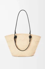 Loewe  Anagram Basket bag in iraca palm and calfskin - Image 4
