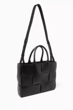 Bottega Veneta Small Arco Tote Bag in Intreccio Leather - Image 4