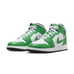 Air Jordan 1 Mid Lucky Green (GS) - Image 2