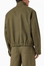 Gucci Zip Jacket in GG Canvas - Image 3