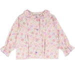 Baby Girl - Callie 100% Cotton Blouse with Pleats in Floral Prints - Image 5